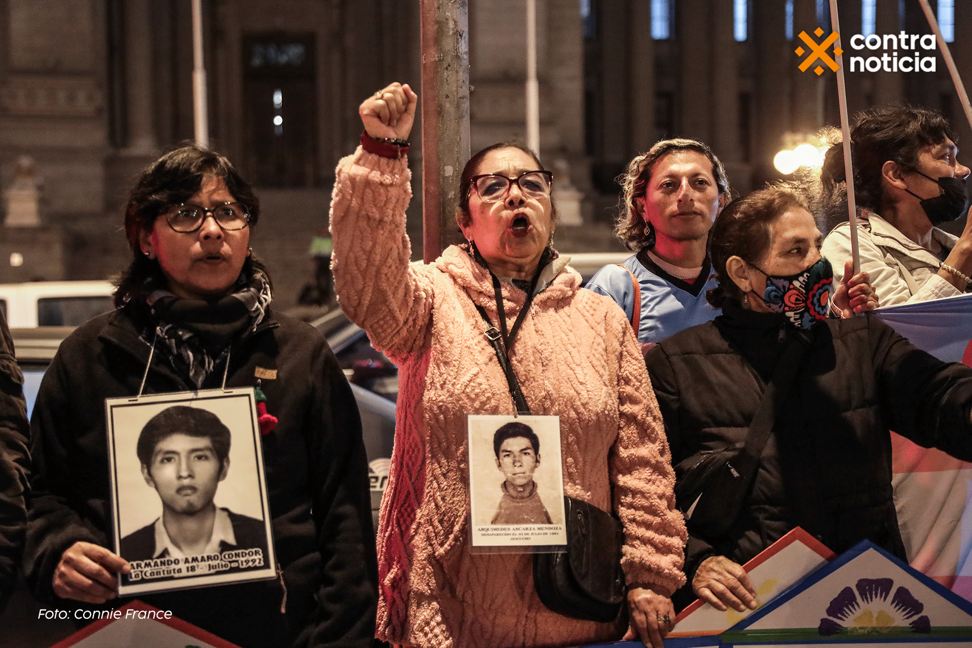 [FOTOGALERÍA] Familiares de víctimas del conflicto armado interno protestaron contra la Ley Amnistía